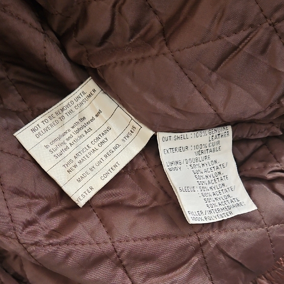 Brown Leather Jacket - Picture 5 of 9